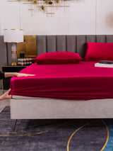 [خمر] SilkSilky-SA 19Momme الحرير الخالص Bedding Set 005