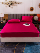 [خمر] SilkSilky-SA 19Momme الحرير الخالص Bedding Set 007