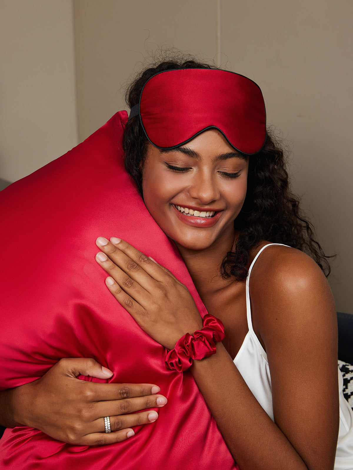 [خمر] SilkSilky-SA 19Momme الحرير الخالص Pillowcase Set 001