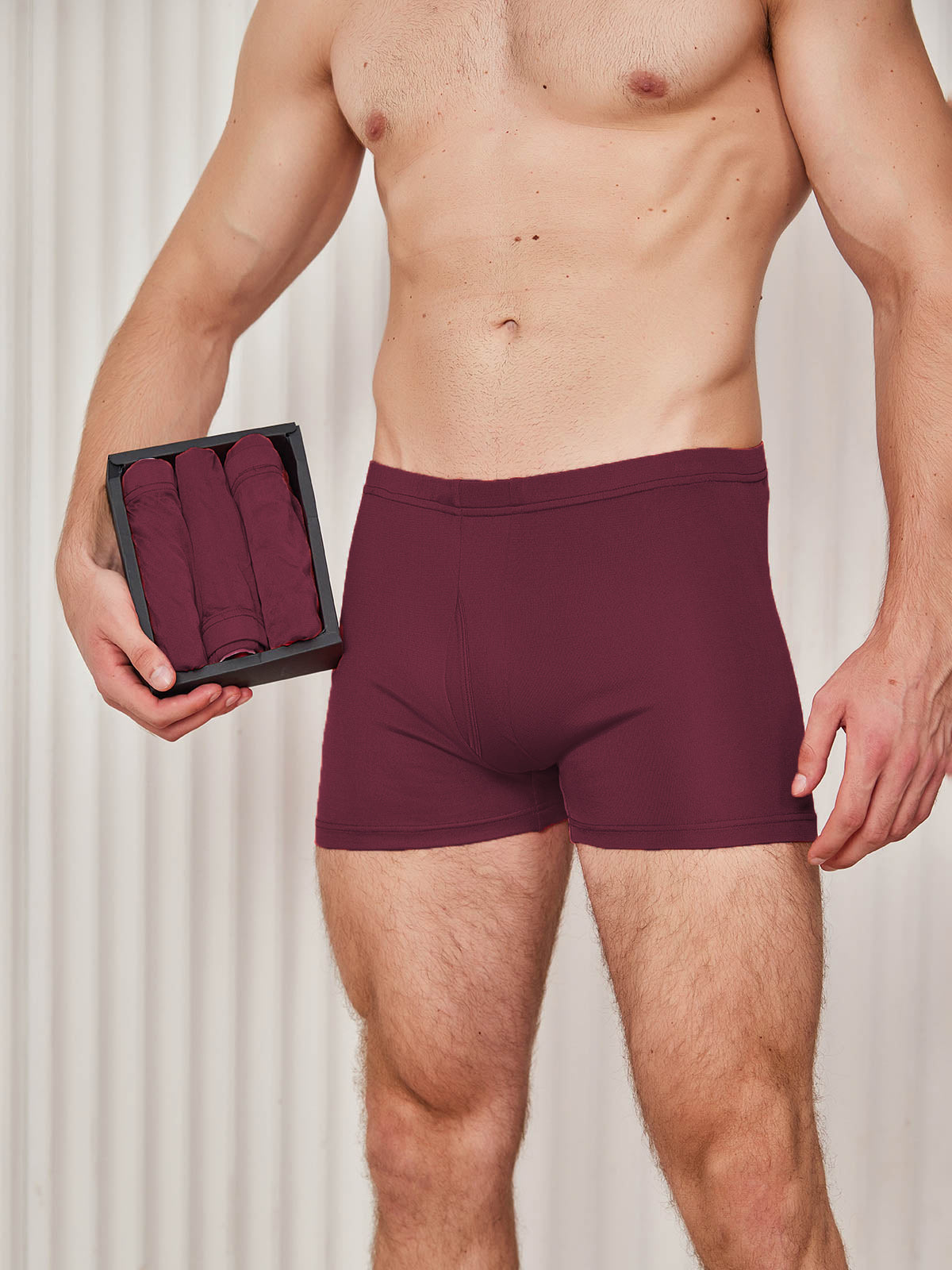 [خمر] SilkSilky-SA محبوك الحرير Mens Underwear 001