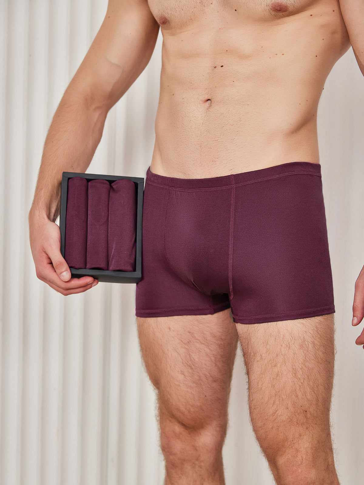 [خمر] SilkSilky-SA محبوك الحرير Mens Underwear 001