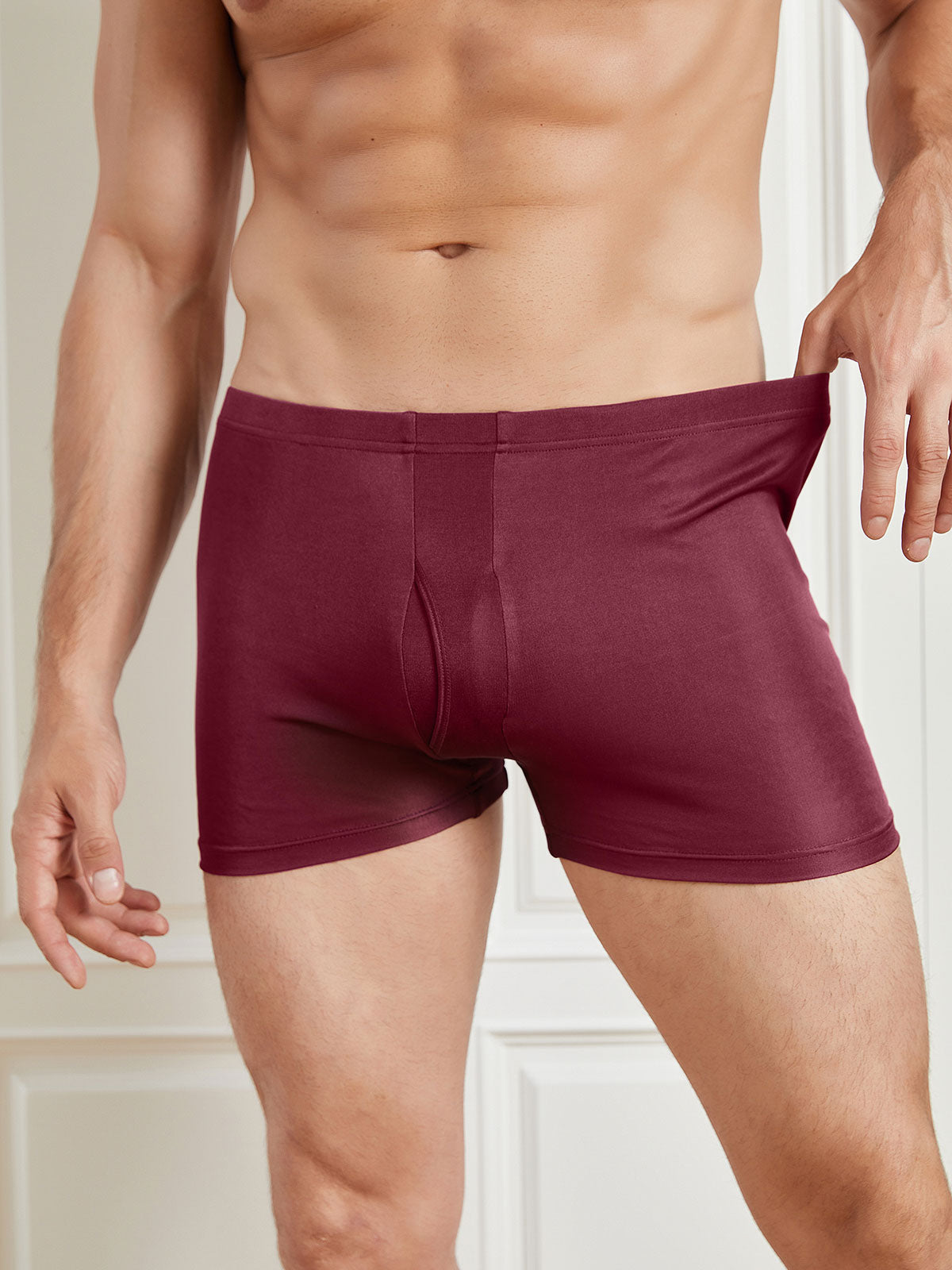[خمر] SilkSilky-SA محبوك الحرير Mens Underwear 004