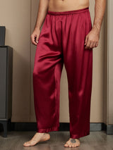[خمر] SilkSilky-SA الحرير الخالص Mens Sleep Bottoms 001