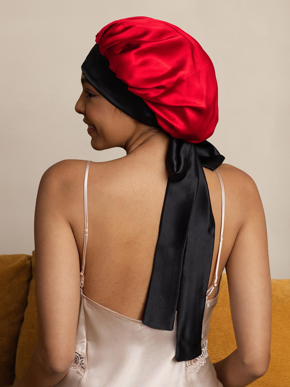 [خمر] SilkSilky-SA الحرير الخالص Sleep Cap 001