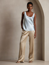 [أزرق فاتح] SilkSilky-SA Sleeveless كامي 006