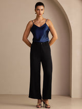[أسود] SilkSilky-SA Womens Pants 006
