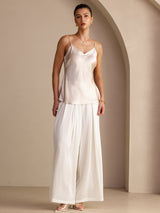 [اللون البيج] SilkSilky-SA Sleeveless V Neck كامي 005