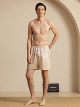 [شامبانيا] SilkSilky-SA Mens Sleep Bottoms 006