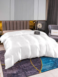 SilkSilky SA 22Momme الحرير الخالص Duvet Cover أبيض 003