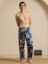 [تنين نيفي] SilkSilky-SA Mens Sleep Bottoms 005