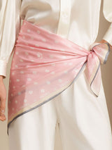 [لونالقرنفل] SilkSilky-SA Scarf 003