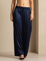 [أزرقغامق] SilkSilky-SA 19Momme Womens Pants 003