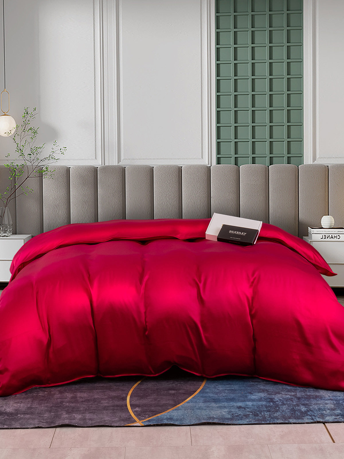 [خمر] SilkSilky-SA 25Momme Duvet Covers 002