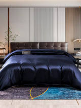 [أزرق غامق] SilkSilky-SA 22Momme Duvet Covers 001
