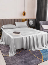 [فضة] SilkSilky-SA 19Momme Pure Silk Bedding Set 005