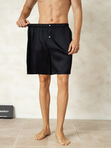 [أسود] SilkSilky-SA Mens Sleep Bottoms 005