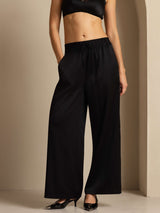 [أسود] SilkSilky-SA 19Momme Womens Pants 003