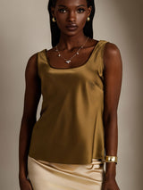 [بني] SilkSilky-SA Sleeveless كامي 004