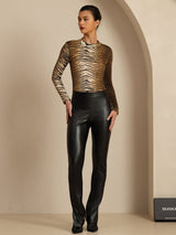 [تايغر] SilkSilky-SA Long Sleeve تي شيرت نسائية 007