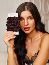 [بني] SilkSilky-SA ربطات شعر 002