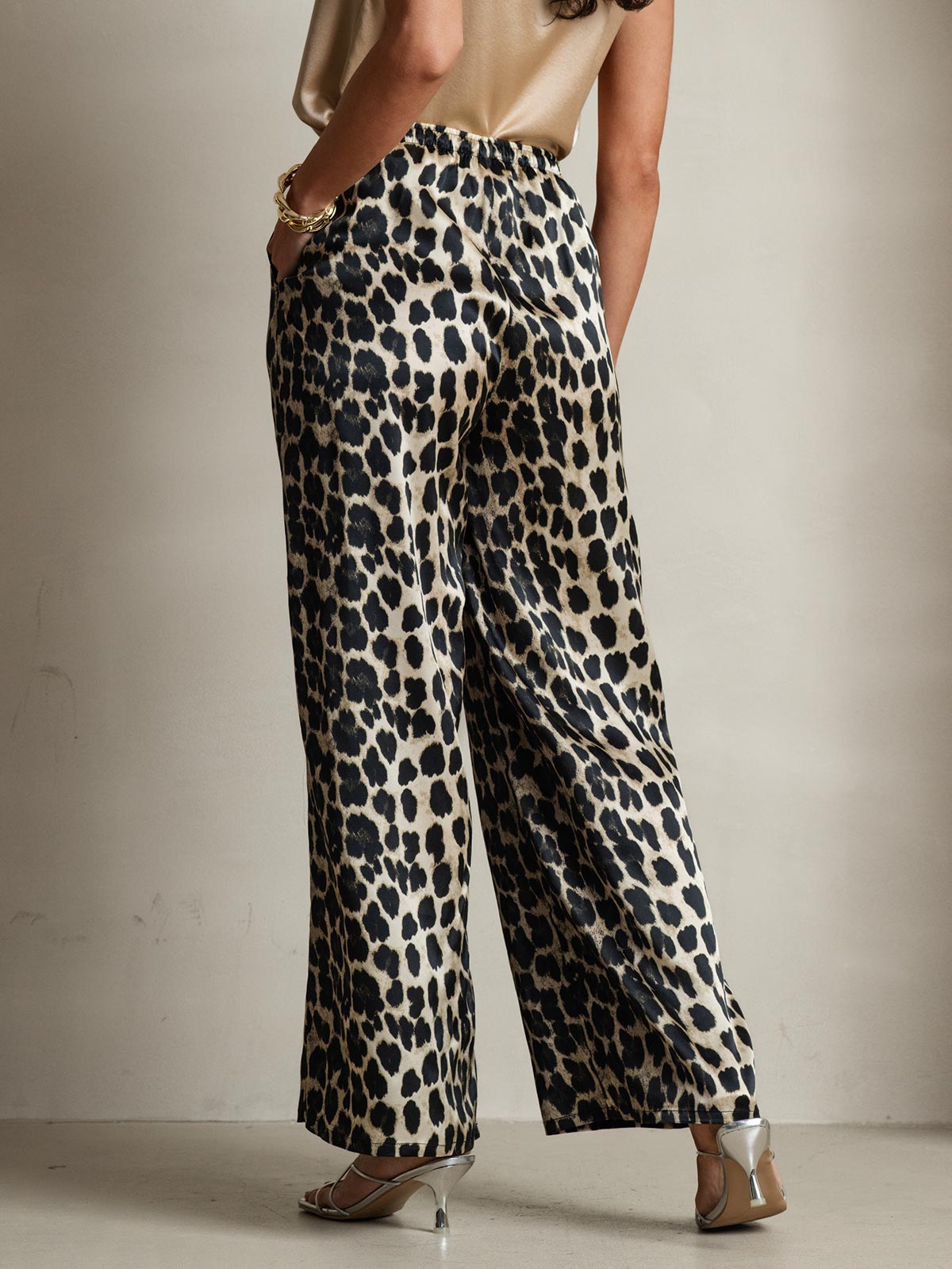 [فهد] SilkSilky-SA الحرير الخالص Womens Pants 002