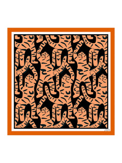 [نمر أسود] SilkSilky-SA Scarf 001