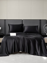 [أسود] SilkSilky-SA 19Momme Pure Silk Bedding Set 007