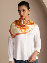 [بالون أصفر] SilkSilky-SA Scarf 004