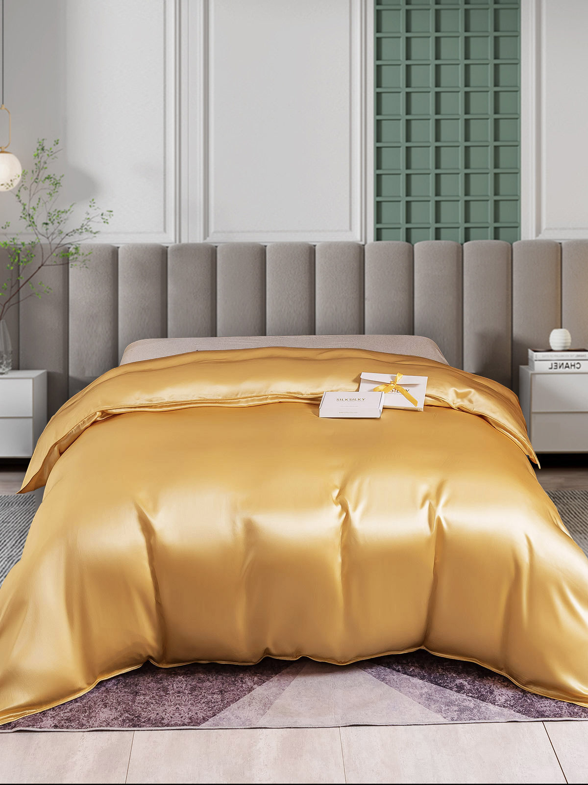 [شامبانيا] SilkSilky-SA 25Momme Duvet Covers 002
