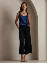 [أزرق غامق] SilkSilky-SA Sleeveless كامي 008