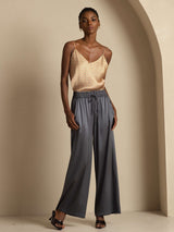 [الرماديالداكن] SilkSilky-SA 19Momme Womens Pants 006