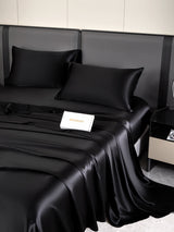 [أسود] SilkSilky-SA 19Momme Pure Silk Bedding Set 006