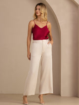 [اللون البيج] SilkSilky-SA Womens Pants 006