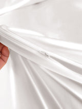 [أبيض] SilkSilky-SA 19Momme مجموعة الفراش 005