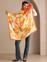 [بالون أصفر] SilkSilky-SA Scarf 006