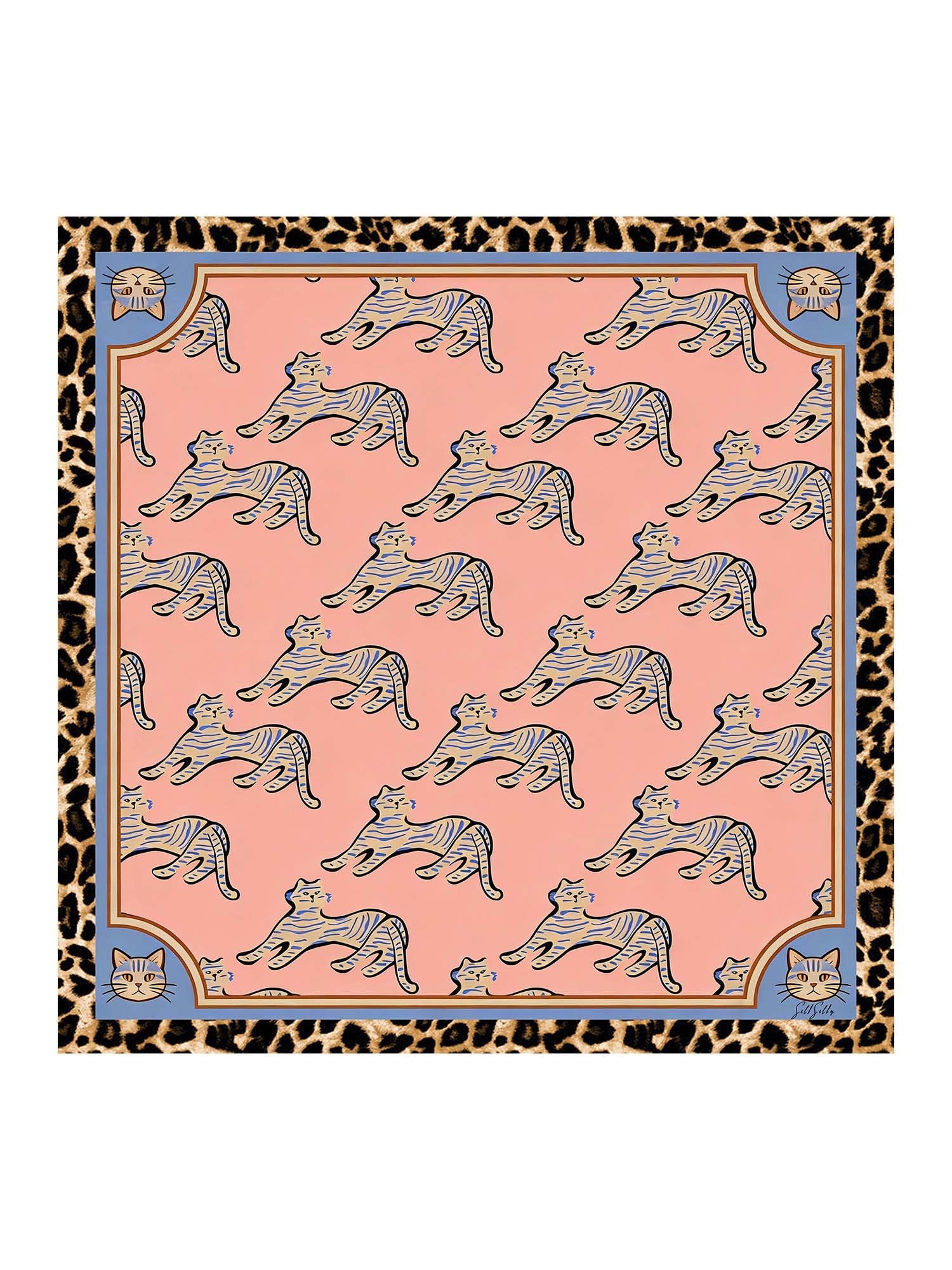 [قطة وردية] SilkSilky-SA Scarf 001