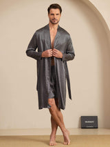 [الجنكة السوداء] SilkSilky-SA Long Sleeve بيجامة رجالية 006