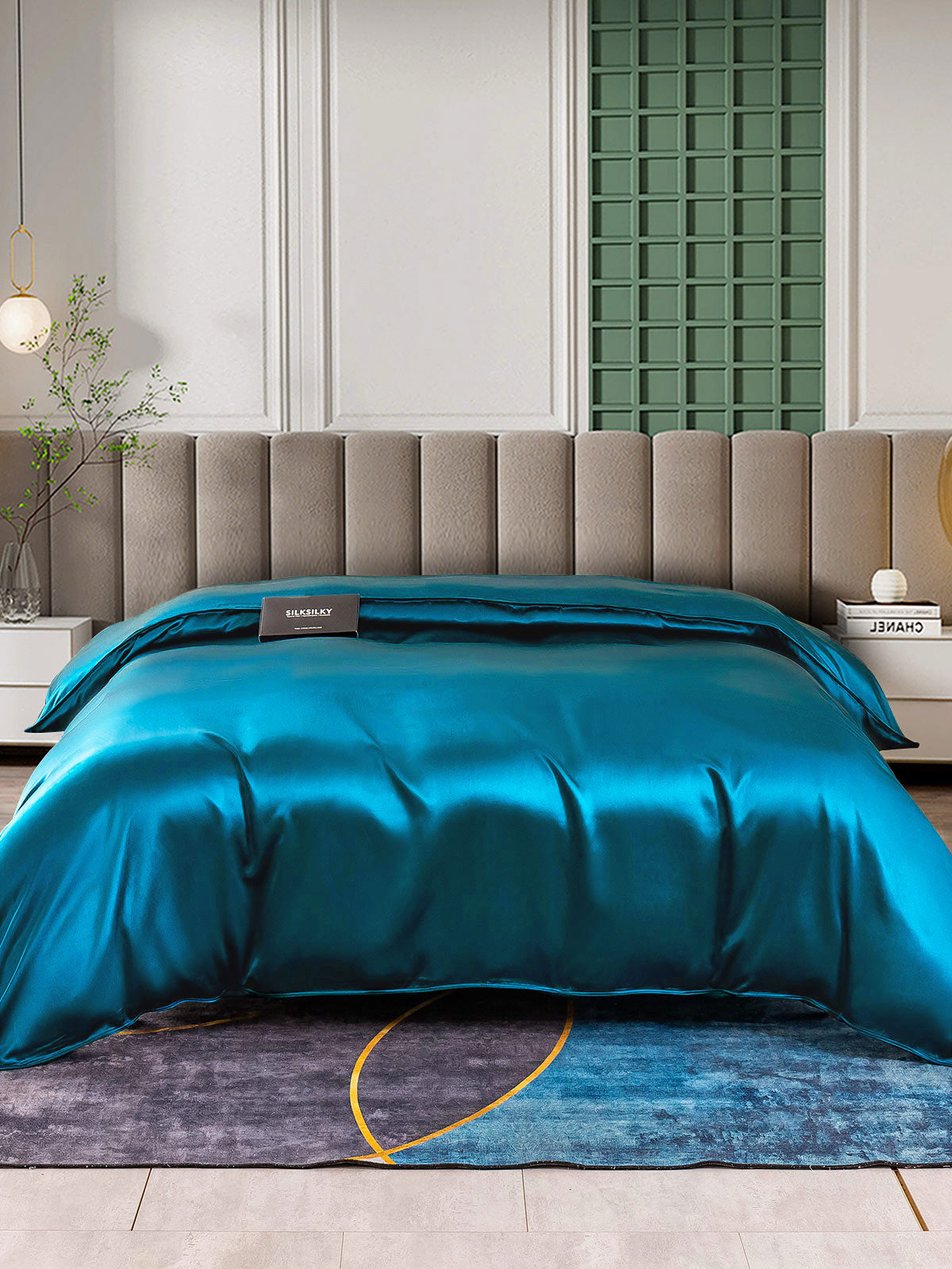 [المياه الخضراء] SilkSilky-SA 25Momme Duvet Covers 002