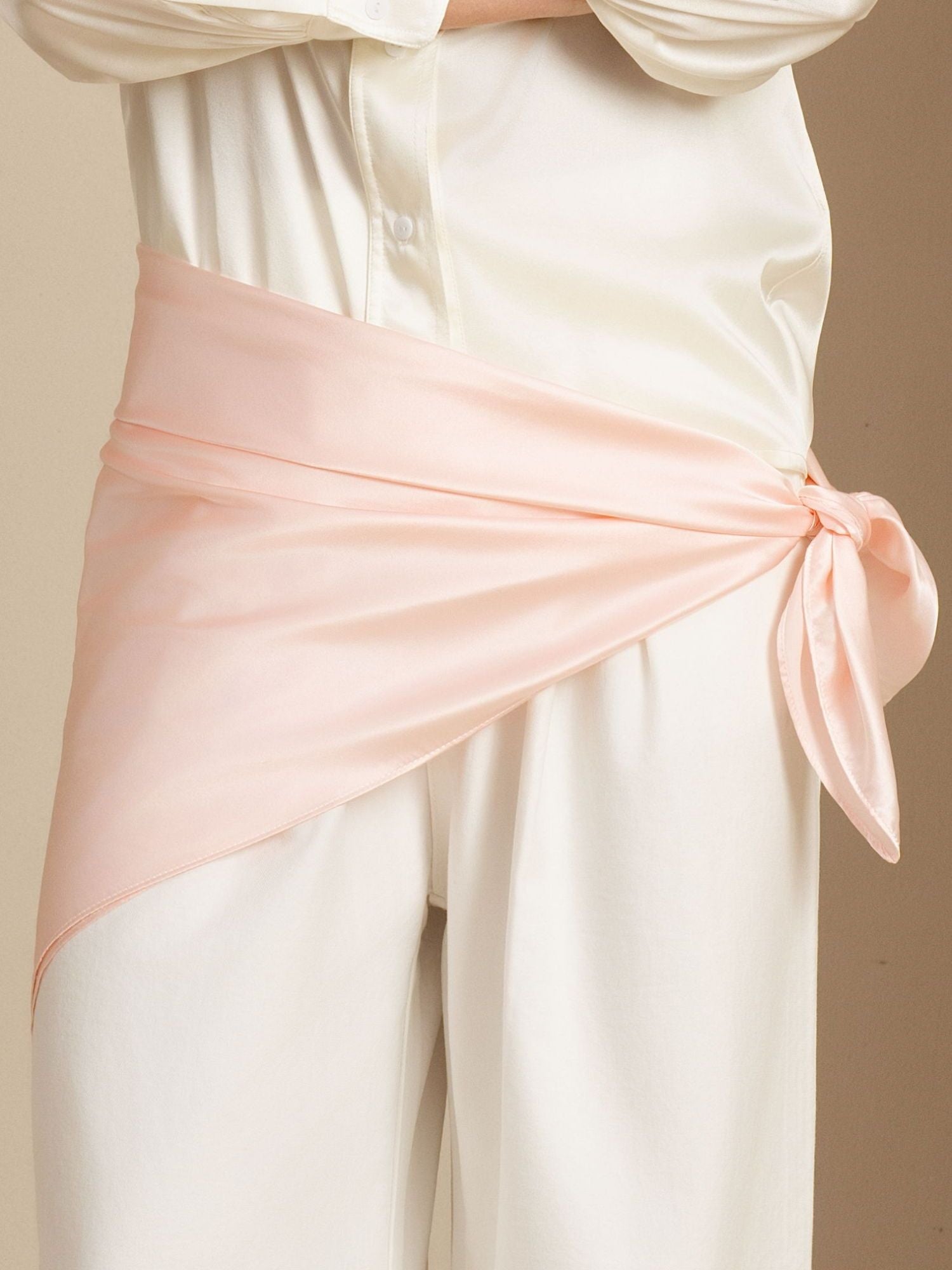 [ورديفاتح] SilkSilky-SA Pure Silk Scarf 003