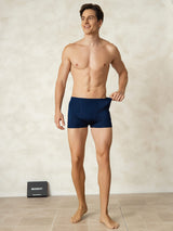 [أزرق غامق] SilkSilky-SA محبوك الحرير Mens Underwear 004