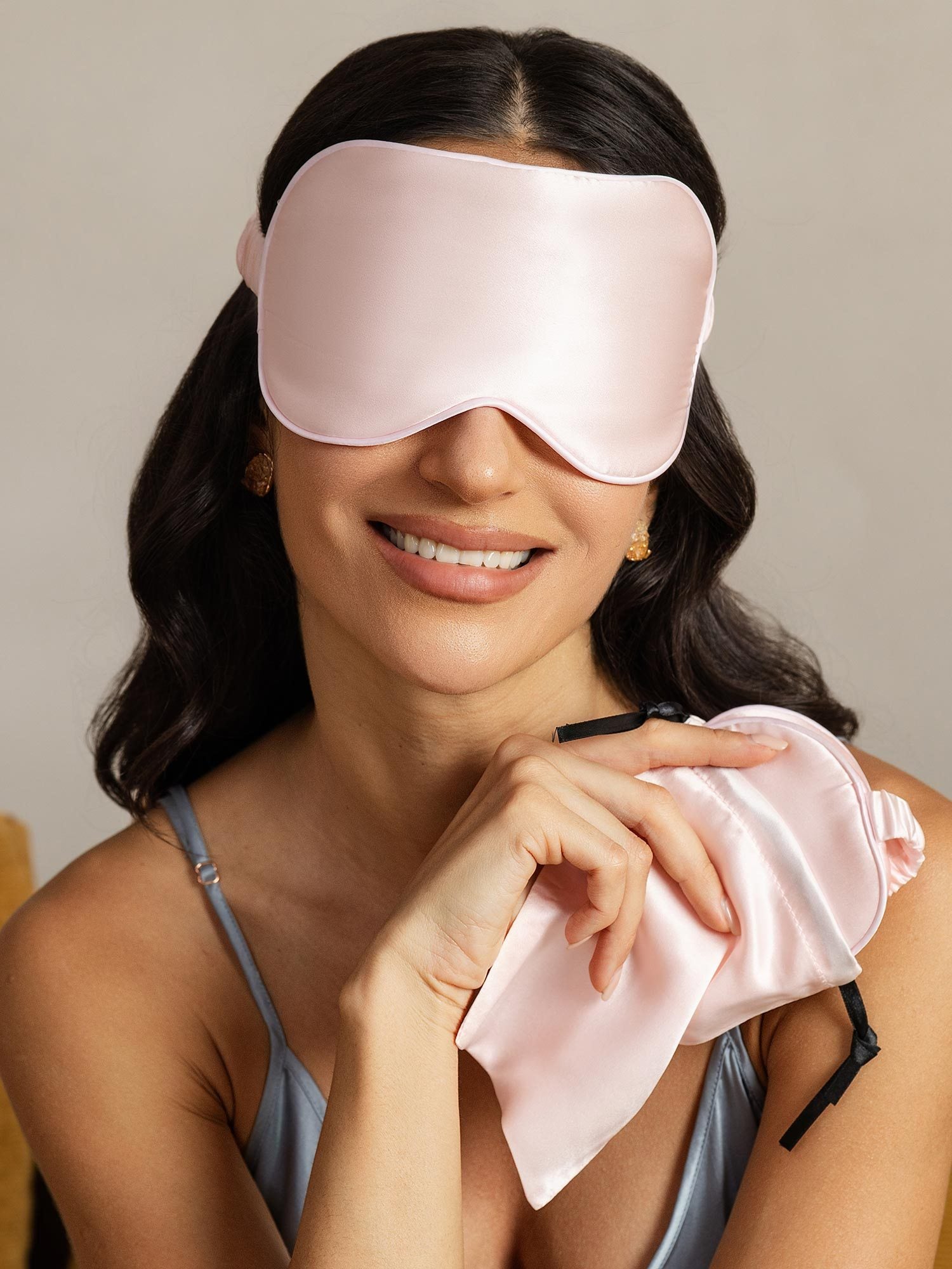 [لونالقرنفل] SilkSilky-SA الحرير الخالص Eye Mask 002
