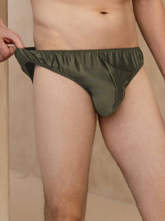 [أخضر] SilkSilky-SA Mens Underwear 004