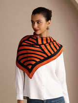 [أقواس برتقالية] SilkSilky-SA Scarf 004