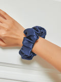 SilkSilky-SA-19Momme-الحرير-الخالص-Scrunchie-أزرق-001