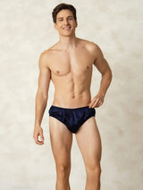[أزرقغامق] SilkSilky-SA الحرير الخالص Mens Underwear 004