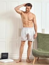 [فضة] SilkSilky-SA Mens Sleep Bottoms 005