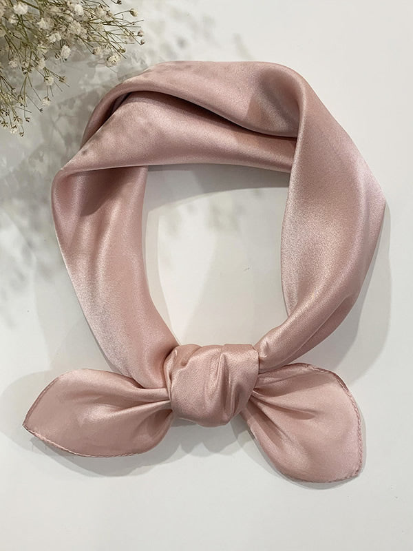 [لون القرنفل] SilkSilky-SA الحرير الخالص Scarf 001