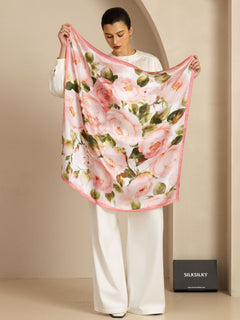 [P108] SilkSilky-SA Pure Silk Scarf 005
