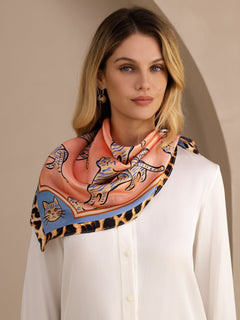 [قطة وردية] SilkSilky-SA Scarf 004
