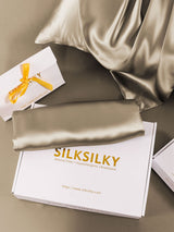 [الكاكي] SilkSilky-SA 22Momme الحرير الخالص Pillowcase 004